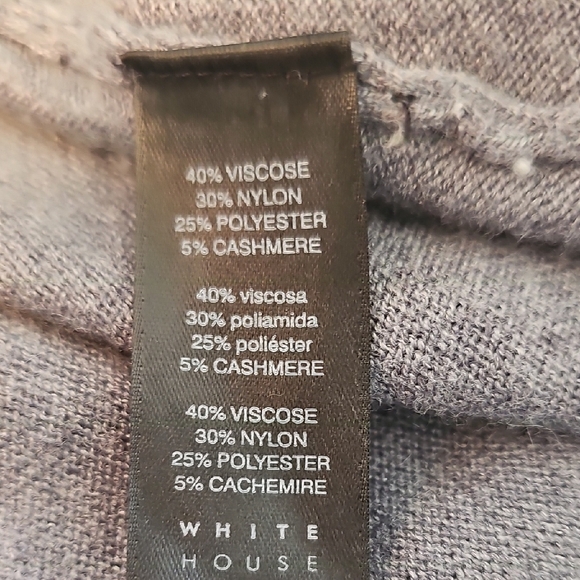 WHBM Gray Open Front Women's Sweater - Picture 5 of 6